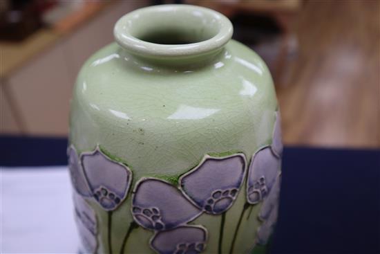 A Minton secessionist vase and Wardle Pottery Hidcote for Liberty vase, by Frederick R Head
